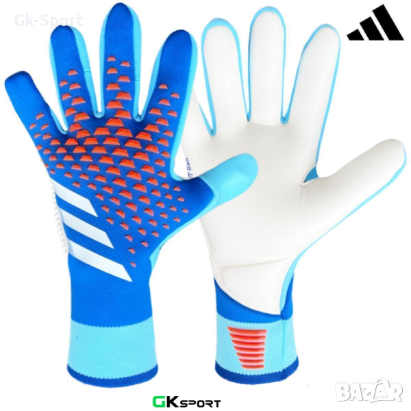Вратарски ръкавици PROMO BRIGHT ROYAL/BLISS BLUE/WHITE размер 7,10, снимка 1