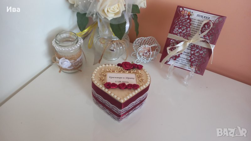 Ръчно изработена кутия за халки, снимка 1