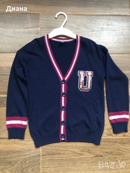 Детска жилетка с вълна и кашмир Benetton , снимка 1