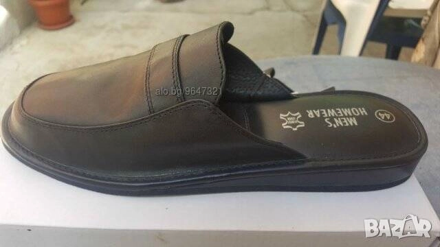 Мъжки затворени чехли от естествена, снимка 1