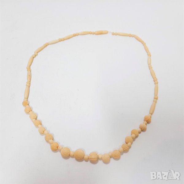 Старинен гердан от слонова кост(12.3), снимка 1
