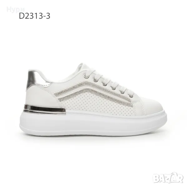 Дамски, бели маратонки , снимка 1