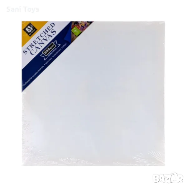 Платно на рамка за рисуване - памук, 30х30 см, снимка 1