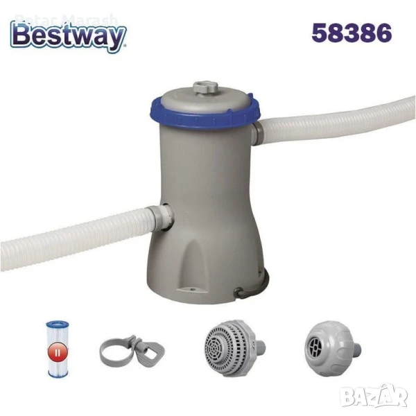 Филтърна Помпа за Басейн BESTWAY 58386 3028л/ч, снимка 1