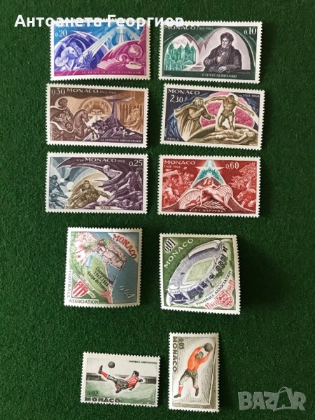 Пощенски марки Монако, Индонезия, Канада и  Сан Марино , снимка 1