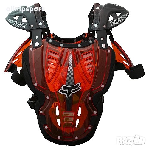 Ризница мото прозрачна FOX. Един размер, който дава възможност за регулиране при раменете, лактите и, снимка 1