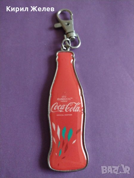 Рекламен ключодържател бутилка Кока Кола евро 2016 🏆- 11991, снимка 1