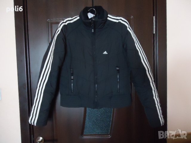 черно късо яке adidas, снимка 1