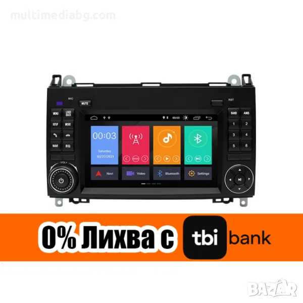 Мултимедия Android за Mercedez Benz w906 Sprinter 2006-2012 Crafter, снимка 1