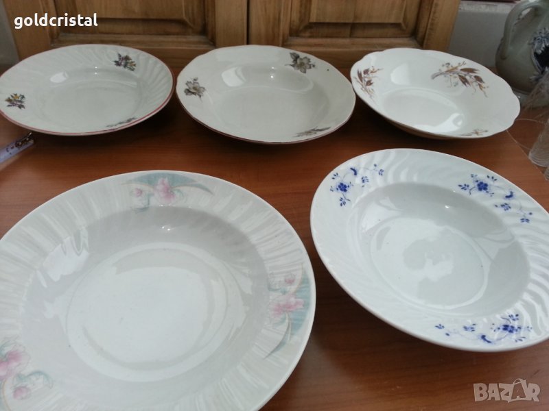 Български порцеланови чинии, снимка 1