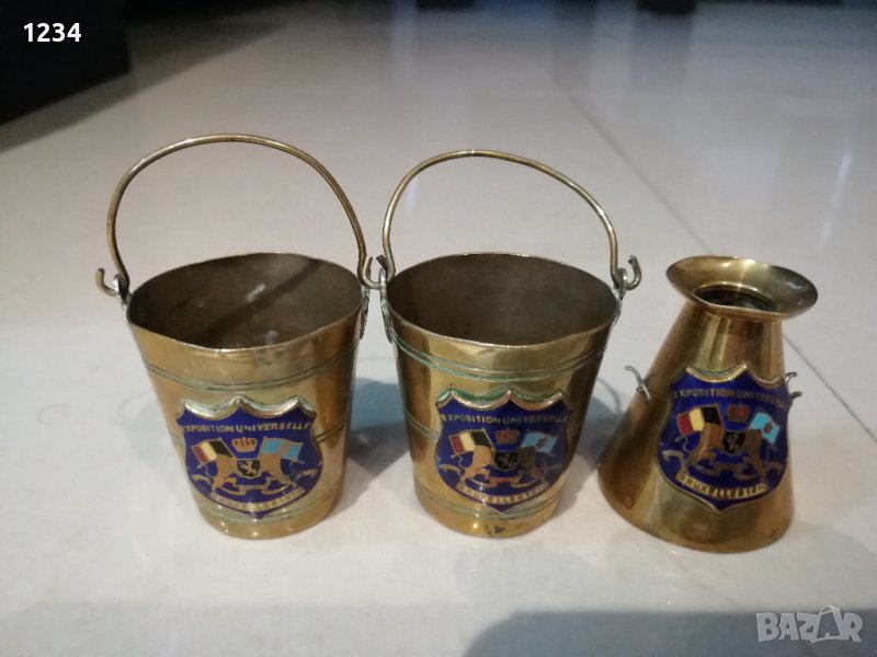 Метални кофи сувенири 5.5 см. , снимка 1