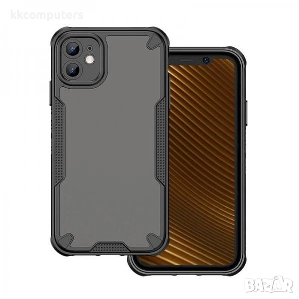 Калъф силикон Defender Matt / Черна - рамка / за iPhone 17 Pro Max 6.9 Баркод : 3133252, снимка 1