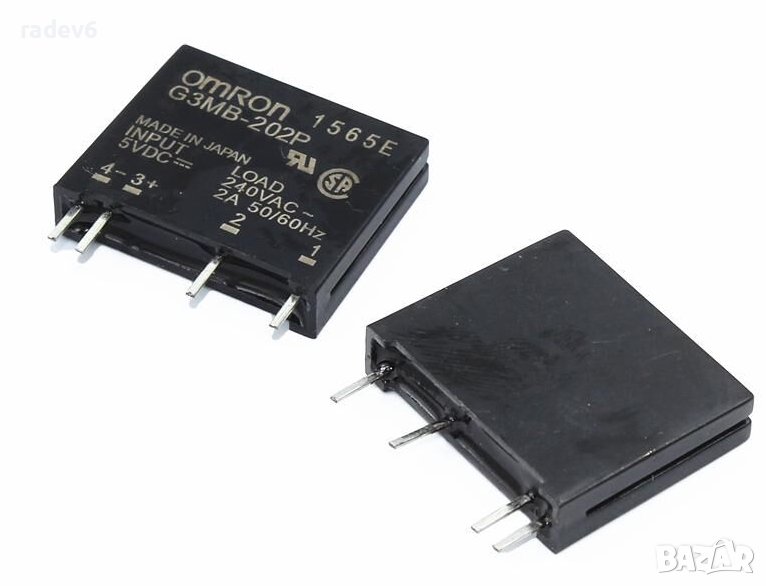 Солид стейт реле G3MB-202P, 5VDC, Solid State Relay, 4 пина, снимка 1