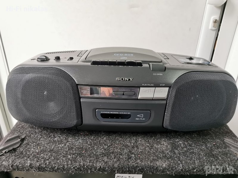 Радио Ресийвър касетен дек CD player SONY CDF-909 , снимка 1
