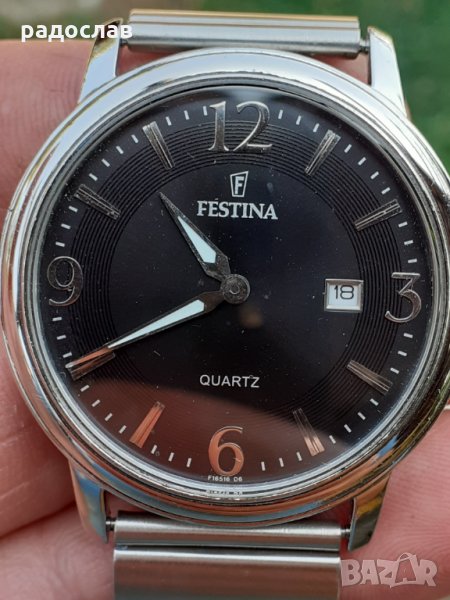 Мъжки кварцов часовник Festina, снимка 1