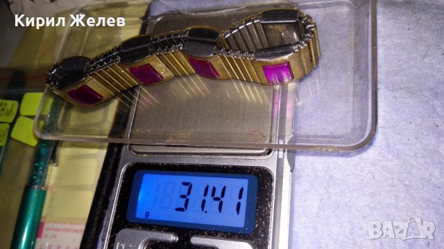 СТАРА МАРКОВА - ЛУНЕН ТИГЪР РАЗТЕГЛИВА МАГНИТНА ВИНТИДЖ ГРИВНА ПРАВЕНА в ЯПОНИЯ с МАРКИРОВКИ 34298, снимка 4 - Антикварни и старинни предмети - 38950260