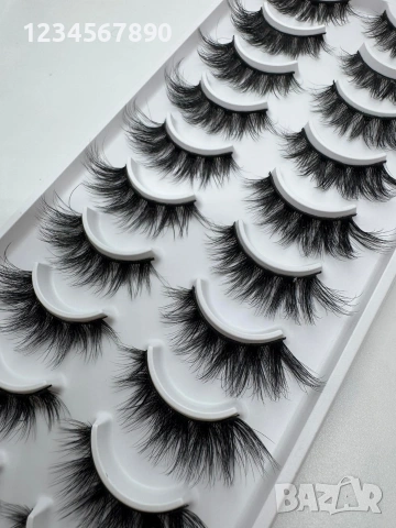 4D Мигли 10 чифта в кутия, снимка 4 - Декоративна козметика - 53061502