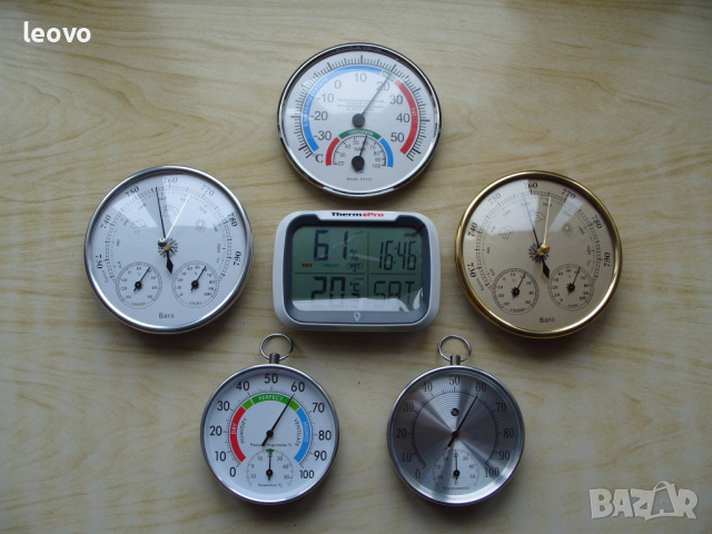 Барометър. Уред за прогнозиране на времето.  Българско упътване, снимка 15 - Други стоки за дома - 44594784
