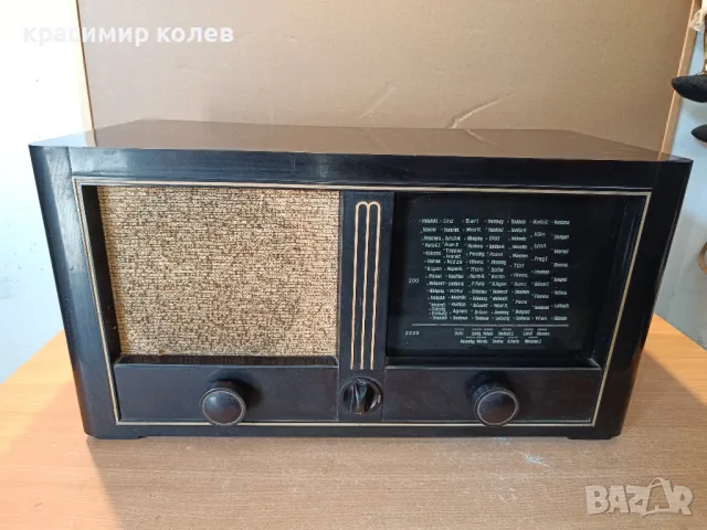 лампов радиоапарат "MENDE M153W", снимка 3 - Антикварни и старинни предмети - 47354782