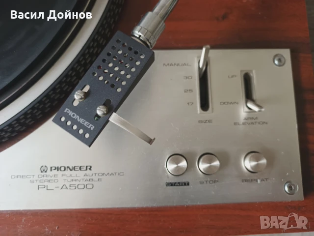 Грамофон PIONEER PL-A500 (PL-530), снимка 9 - Грамофони - 50748889