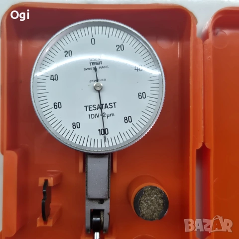 Индикаторен часовник TESA , снимка 11 - Шублери - 54301205