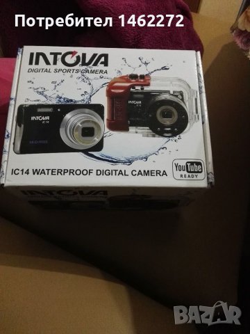Фотоапарат с бокс за под вода INTOVA IC 14, снимка 1 - Фотоапарати - 28067838