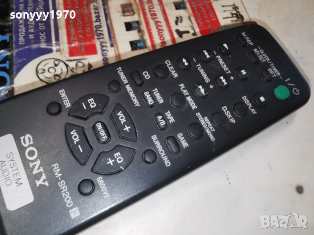 sony rm-sr200 audio remote-swiss 3012251522, снимка 3 - Ресийвъри, усилватели, смесителни пултове - 52937303