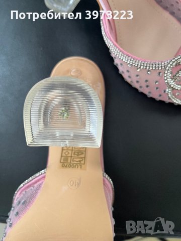 Дамски обувки в розово, снимка 4 - Дамски обувки на ток - 44238750