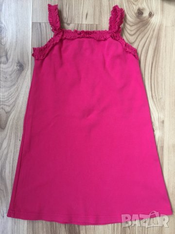 Детска рокля MAGGIE ZOE, size 5/6г., плътно трико 98% памук, с бродерия, много запазена, снимка 4 - Детски рокли и поли - 29094455
