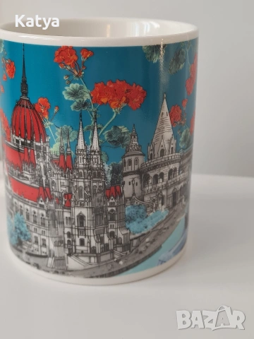 Красива чаша сувенир Будапеща, снимка 5 - Чаши - 54089483