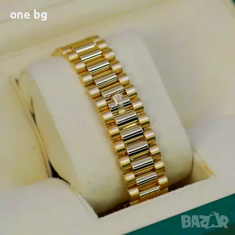 Rolex Day Date President Gold Champagne Diamond Bezel, снимка 6 - Луксозни - 55973486