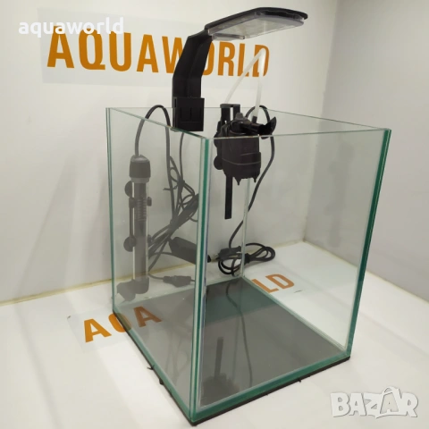 Оборудван нано аквариум 18 литра, снимка 4 - Аквариуми - 54276129