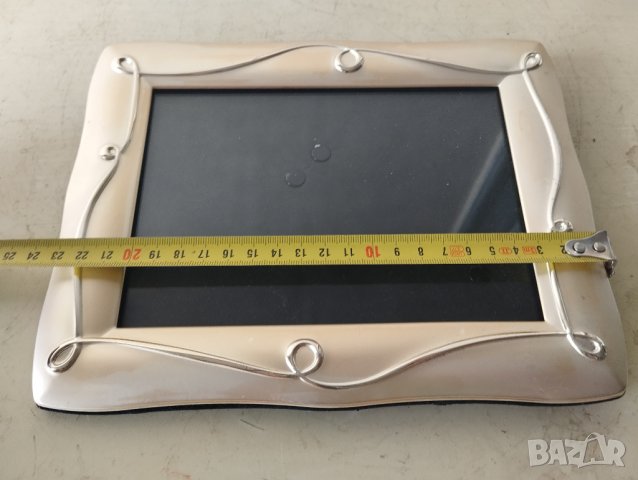 посребрена рамка за снимка в стил арт деко, снимка 3 - Други ценни предмети - 42199079