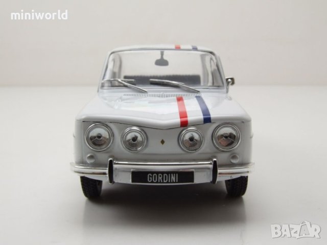 Renault 8 Gordini 1964 - мащаб 1:24 на Whitebox моделът е нов в кутия, снимка 5 - Колекции - 44491230