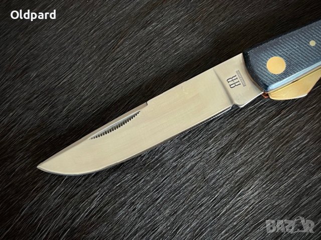 Сгъваем джобен нож RR Denim Micarta Work Knife. (RR2347), снимка 4 - Ножове - 42874550