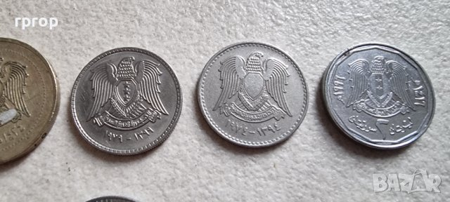 Монети . Сирия . Сирийски лири .  8 бройки., снимка 11 - Нумизматика и бонистика - 42411810