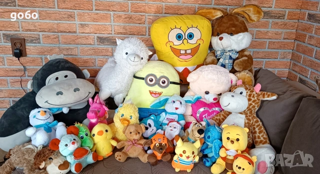 Огромен лот плюшени играчки 