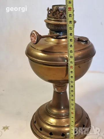 Ретро газена лампа Отто Мюллер   7/3, снимка 10 - Колекции - 49812203