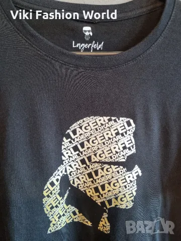 Karl Lagerfeld  дамска тениска, снимка 4 - Тениски - 47438354