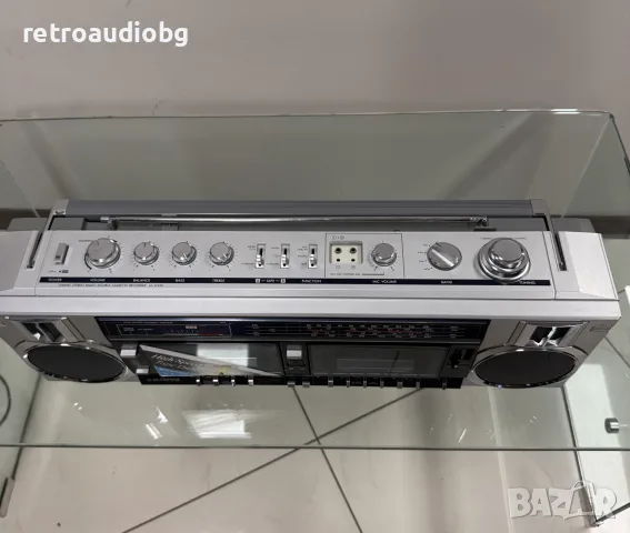 🔈Колекционерски ретро радиокасетофон SANYO M-W25K  - Boombox - профилактиран🔉, снимка 6 - Радиокасетофони, транзистори - 55767672