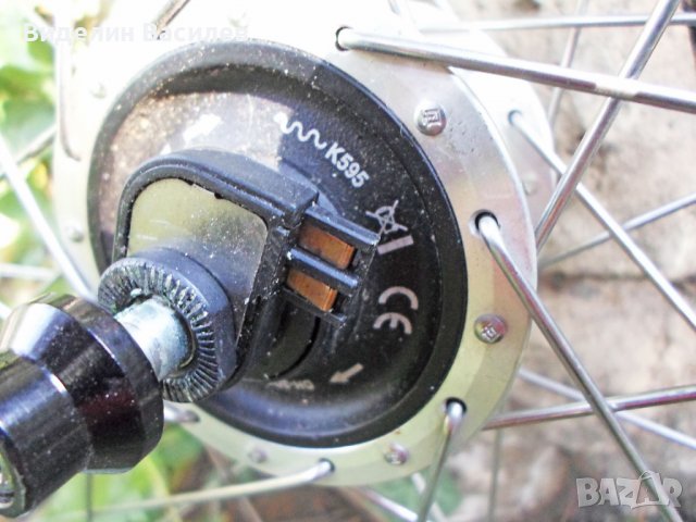 Динамо главина/капла/за диск и v brake 28*29 Shimano, снимка 4 - Части за велосипеди - 37635769