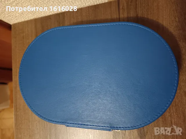 Органайзер за бижута от овална форма от изкуствена кожа с черна кадифена подплата, снимка 18 - Други - 49767777