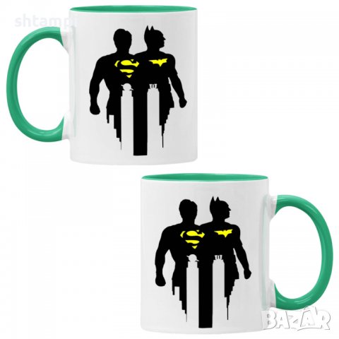Чаша DC Batman & Superman,Керамична Чаша, Кафе Чай, Игра,Изненада,Подарък,Повод,Празник,Рожден Ден, снимка 2 - Чаши - 38510482