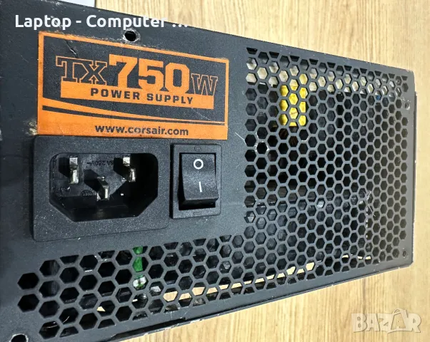 Мощно захранване Corsair TX750W 80 PLUS, снимка 4 - Захранвания и кутии - 48453258