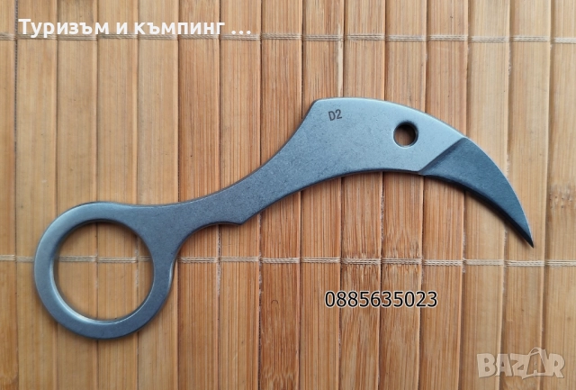 Карамбит с фиксирано острие, снимка 7 - Ножове - 52344843