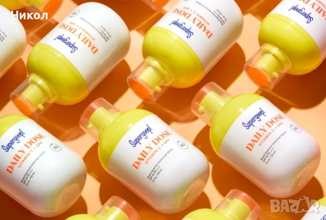 Supergoop Daily Dose Витамин C + SPF 40 луксозен серум, снимка 2 - Козметика за лице - 53139315