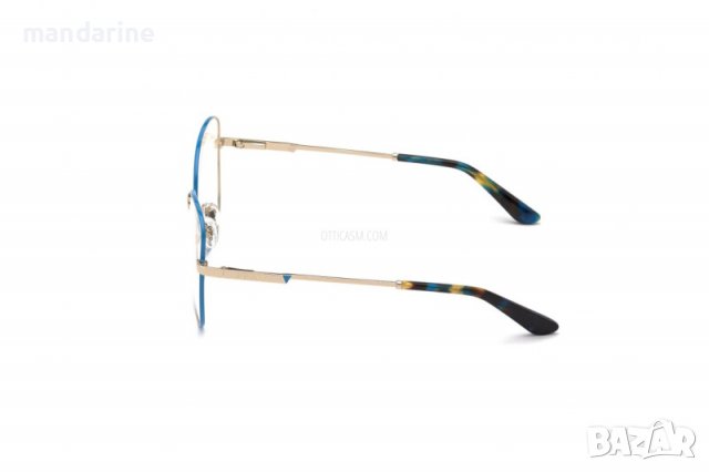 GUESS 🍊 Дамски метални рамки за очила BLUE & GOLD нови с кутия, снимка 7 - Слънчеви и диоптрични очила - 38410260