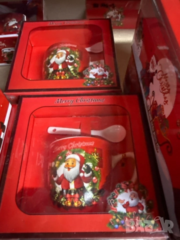 Коледни порцеланови комплекти, снимка 6 - Чаши - 51997708