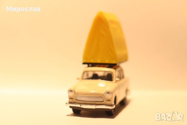 1/64 GRELL MODEL TRABANT ТРАБАНТ КОЛИЧКА ИГРАЧКА МОДЕЛ, снимка 2 - Колекции - 52333407