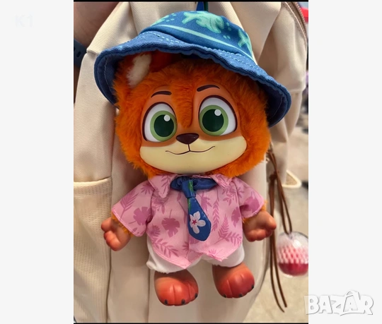 Плюшена играчка Zootropolis 2, Зоотрополис 20см ключодържател Zootopia/Зоотопия/Ник Уайлд/Джуди Хопс, снимка 10 - Плюшени играчки - 54071325